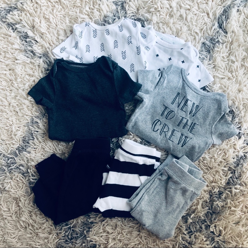 Boys 6-9M Cloud Island Bundle Set